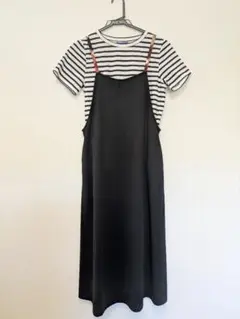 ブルーレーベル　クレストブリッジ キャミワンピース ストライプTシャツ