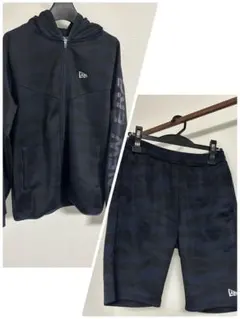 ☆今月末削除予定☆『New Era』美品！未使用！迷彩柄　セットアップ　Mサイズ