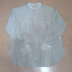 AZUL by moussy 薄いグリーン 長袖シャツ S