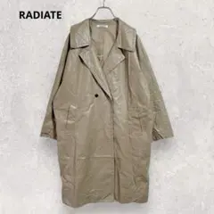RADIATE フェイクレザー トレンチコート M ベージュ ゆったりサイズ