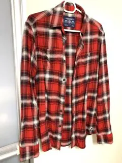 AMERICAN EAGLE OUTFITTERS チェックシャツ XS/TP