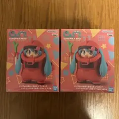 ガンダム45周年×初音ミク フィギュア シャアザクぐるみ 初音ミクVer. 2個