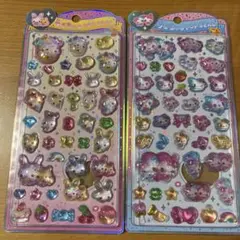 フフフらびちゃん＆まじかるみゆちゃん うるちゅるポップシールセット