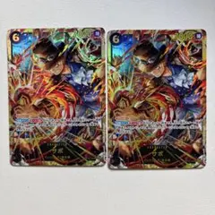 ワンピースカード　受け継がれる意志　サボ　シークレット　sec2枚セット