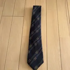 CELINE セリーヌ ネクタイ チェーン柄 マカダム柄