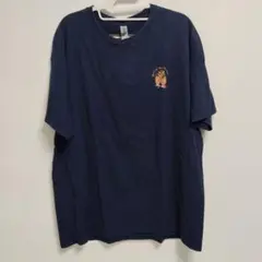 【訳あり】オレンジオウルレコーズ Tシャツ ネイビー XLサイズ
