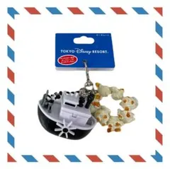 【復活した！！】ポップコーンバスケット　キーチェーン　蒸気船ウィリー