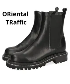 ORiental TRaffic スクエアトゥチェルシー ブーツのサムネイル