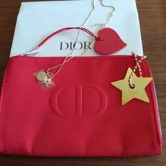 Diorノベルティポーチ、チャーム