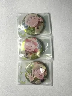 彩光キラキラ缶バッジ 左門 作兵衛 三之助