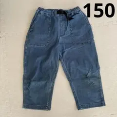 GUストレッチデニム クロップドパンツ 150cm