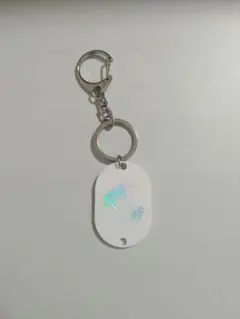 福岡ソフトバンクホークス　箔ホログラムキーホルダー　松本晴のサムネイル
