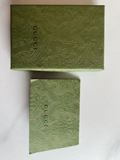 【緑おしゃれ空箱★】GUCCI 財布空箱