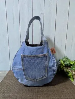 すもmoバッグ「s」デニムリメイク・ハンドメイド