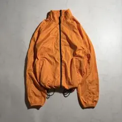 00s old NIKE shell jacket ドローコード 短丈 オレンジ