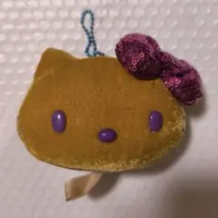 サンリオ　ハローキティ　フェイス型マスコット ぬいぐるみ スパンコール