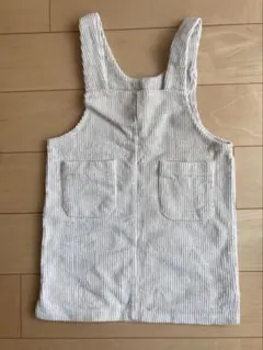 韓国子供服　ジャンパースカート　ワンピース　コーデュロイ