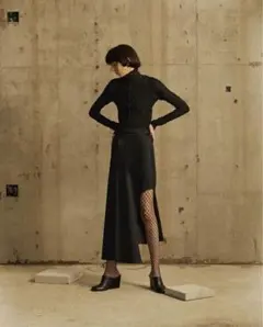 Irene Hollow Out Satin Skirtのサムネイル