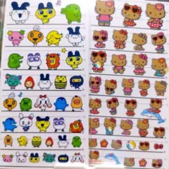 ハローキティ & タマゴッチ シールセット♡