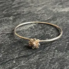 Tiffany&Co. ティファニー デイジーフラワー バングル シルバー 花