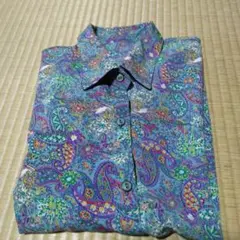ペイズリー柄 長袖シャツ