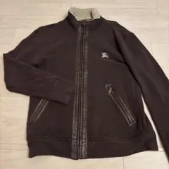 BURBERRY BLACK LABEL ボアジャージ ブラウン