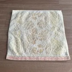 LANVIN バラ模様 タオルハンカチ