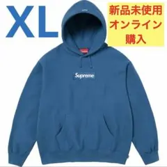 Supreme Box Logo Hooded Sweatshirt ブルーのサムネイル