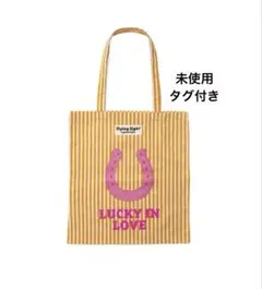 未使用　トートバッグ　エコバッグ　ホースシュー　乗馬　馬　フライングタイガーのサムネイル