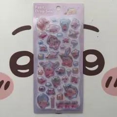 星のカービィ　プチドロップシール　ステッカー　プチドロ