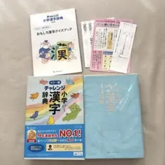 チャレンジ⭐︎小学漢字辞典　箱入り　帯付き