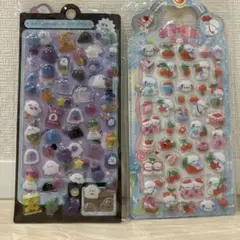 立体シール　ぷっくりシール　ボンボンドロップシール　まとめ売り　2枚セット