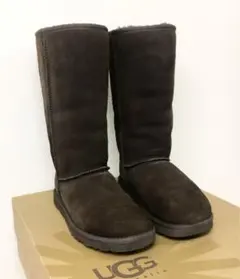 【値下げ】【クリーニング済み】UGG アグ ムートンブーツ トール 24㎝