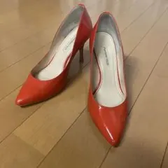 ストロベリーフィールズ 朱赤　ハイヒール23cmピンヒール