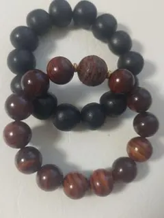 大玉　木製ブレスレット