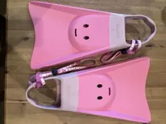 【美品】TOOLS（TLS）ボディボードフィン Lサイズ ピンクのサムネイル