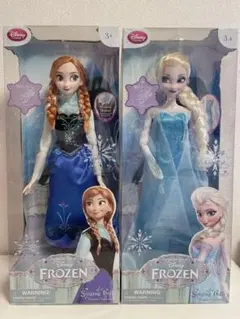 アナと雪の女王 アナ エルサ シンキングドール