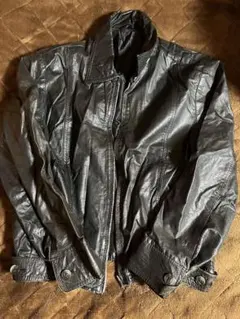 ブラックレザージャケット Mサイズ