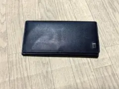 ダンヒル　dunhill ブラックレザー 二つ折り財布