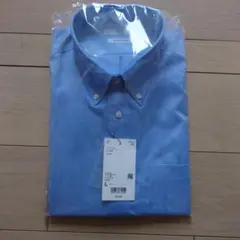 【新品未使用】UNIQLOファインクロス　スーパーノンアイロン　長袖シャツ　L