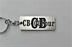 A-596-2 CB400Four バージョン1 銀黒 銀2重リングキーホルダーのサムネイル