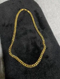 24K印字ゴールド チェーンネックレス