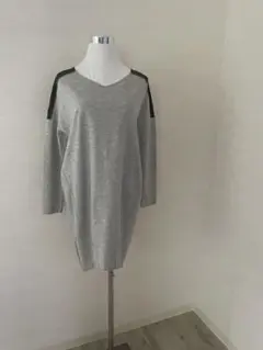 【PLST】美品　プラステ　ワンピース　M グレー