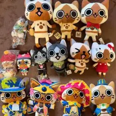 モンハン ぬいぐるみセット アイルー メラルー