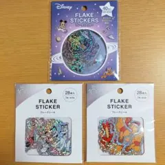 ディズニー　フレークステッカー、シール　96枚(ミッキー&フレンズ、プーさん)