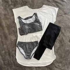 新品　タグ付き　水着4点セット