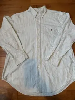 美品❗️Ralph Lauren オックスフォード ボタンダウン XL ストライプ