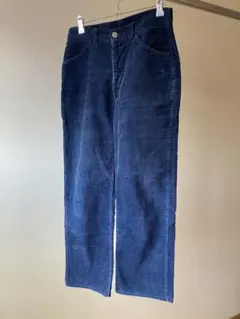 リーバイス　コーデュロイ ストレートパンツ ダークブルー