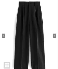 GRL センタープレスタックワイドパンツ[ai38]