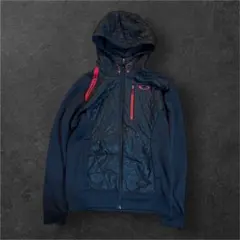 OAKLEY オークリー ゴルフ フリース 中綿 パーカー ブラック 黒　M